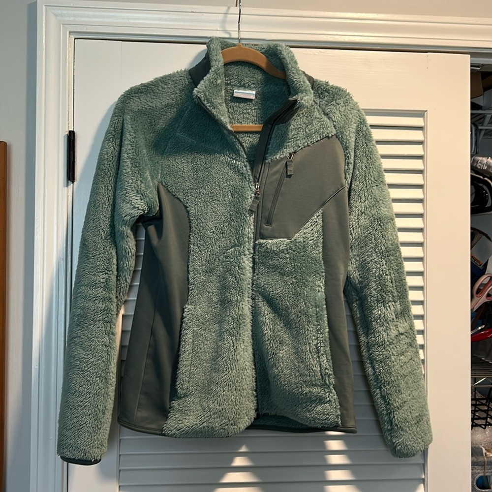 Columbia ladies fleece jacket!  Like new size M